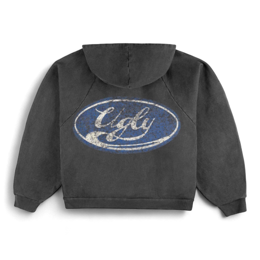 BASKETCASE GALLERY UGLY ZIP UP HOODIE