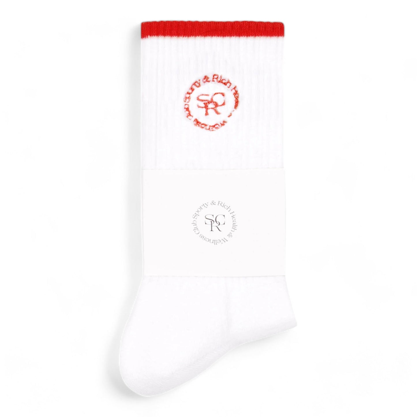 SPORTY & RICH SRHWC EMBROIDERED SOCKS