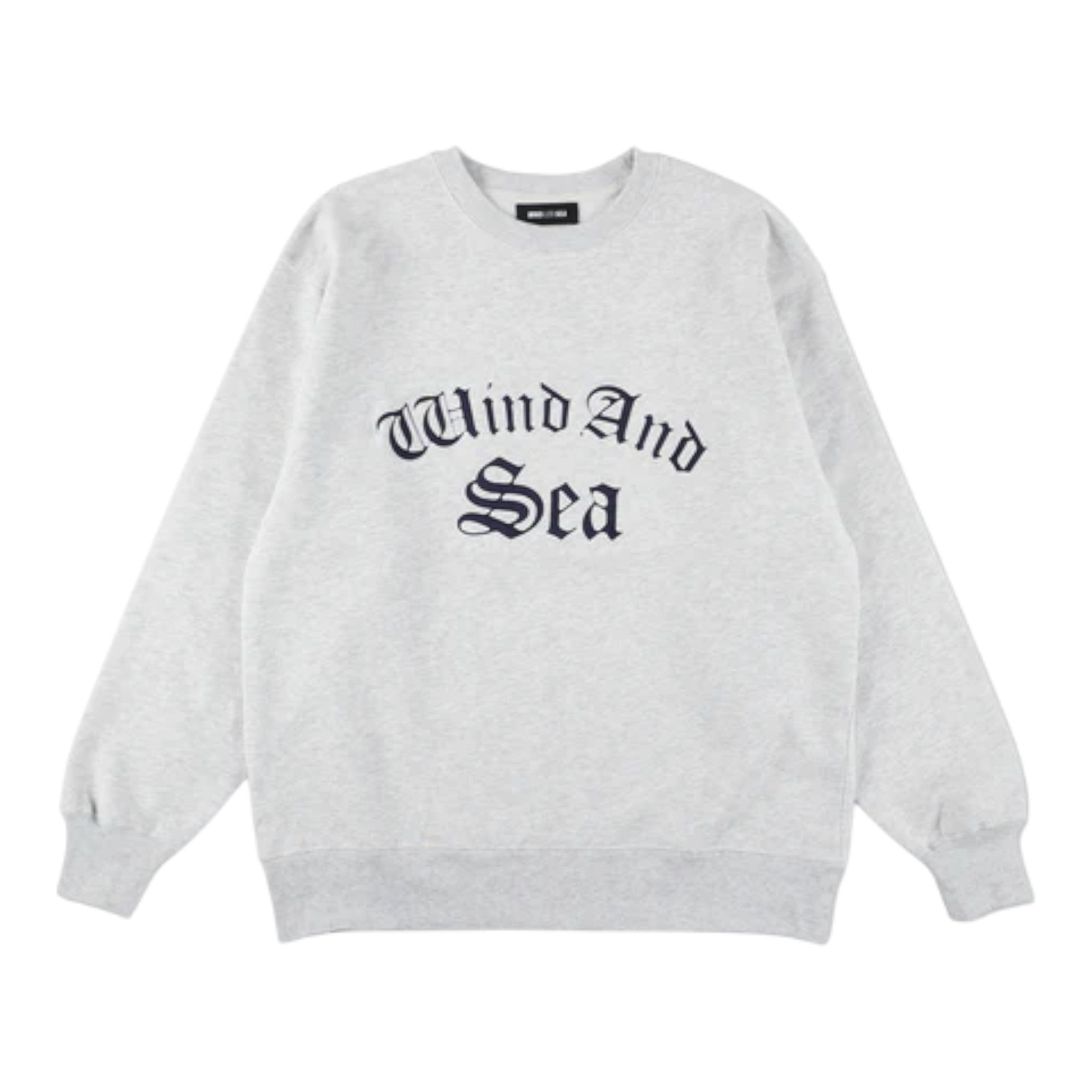 WIND AND SEA　SEA PATCH CREW SWEATER XL WIND AND SEA SATIN PATCH CREWNECK SWEATSHIRT – deviceone