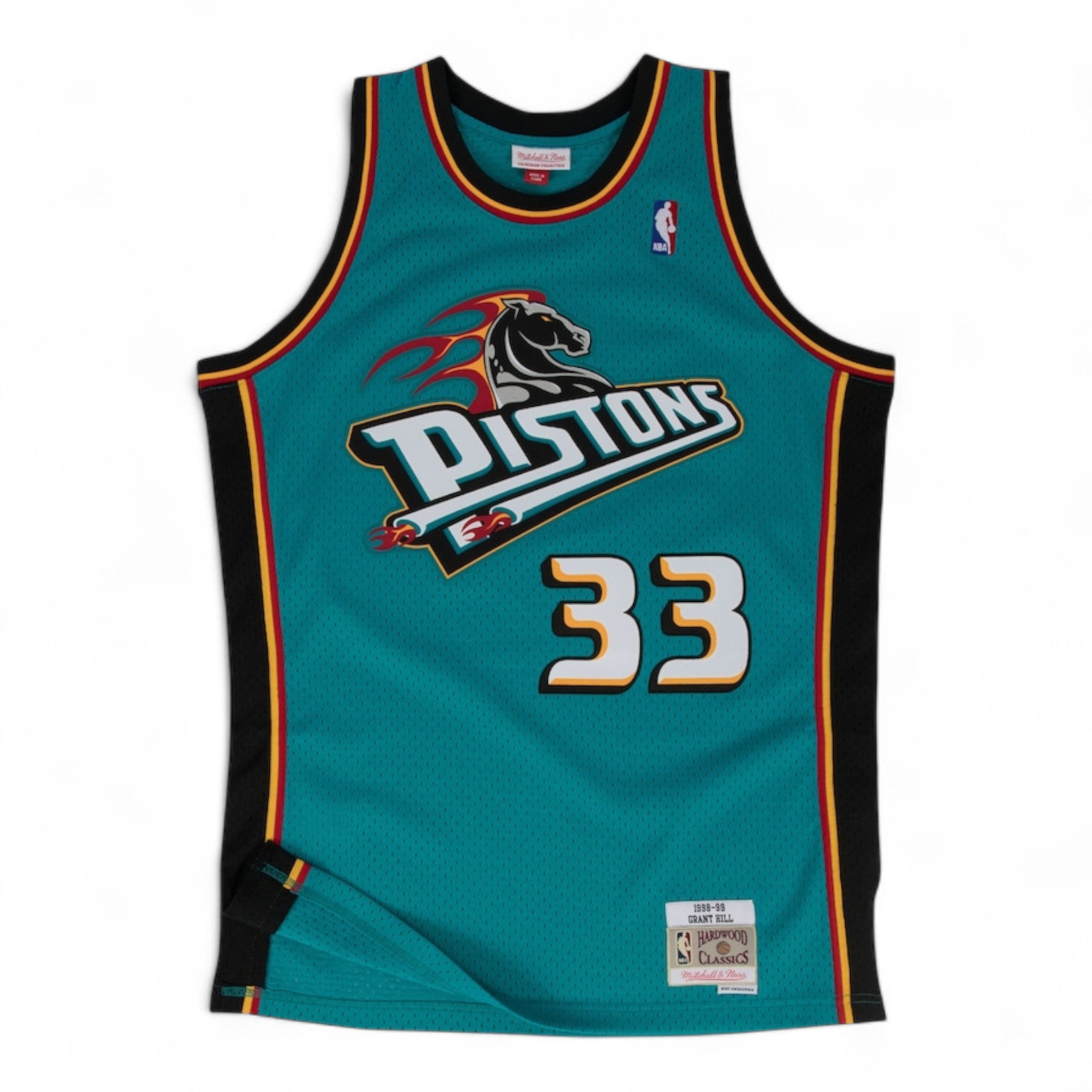 Mitchell & Ness Nba Swingman Road Jersey Pistons 98 Grant Hill