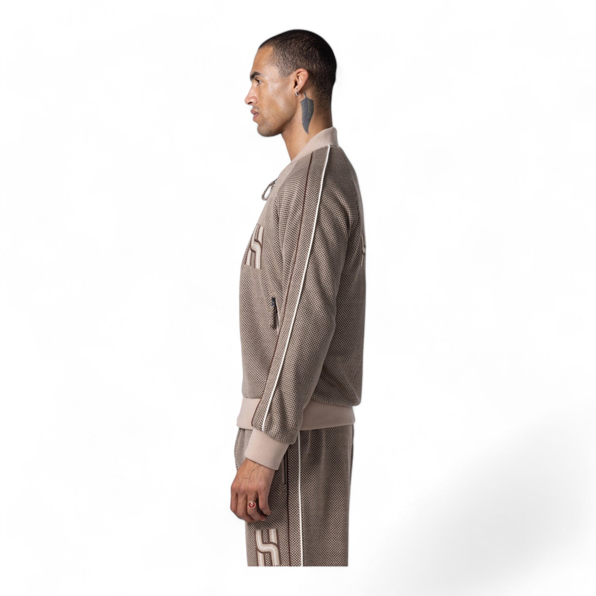 Honor The Gift Novelty Knit Track Jacket