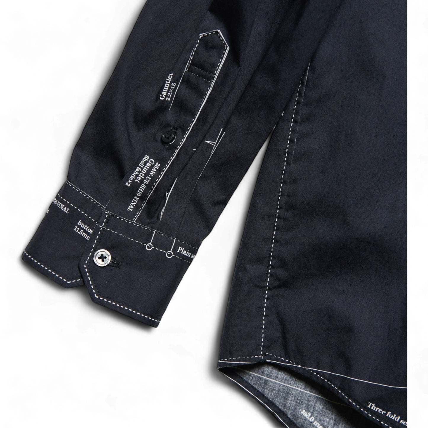 UNIFORM EXPERIMENT X FRAGMENT MAP-OUT SHIRT