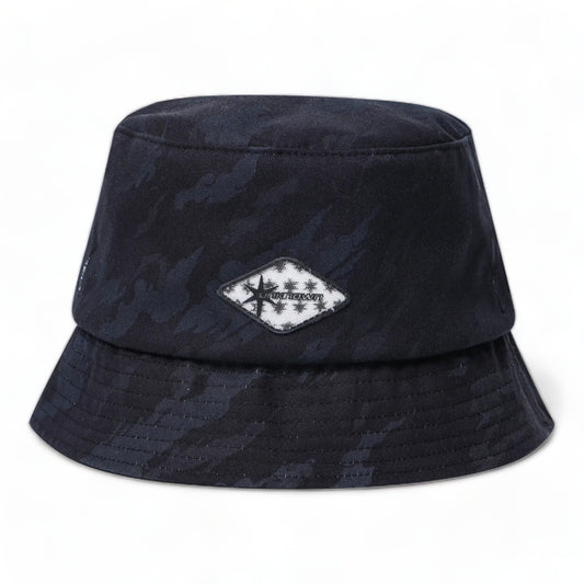 UNKNOWN BLACK CAMO BUCKET HAT