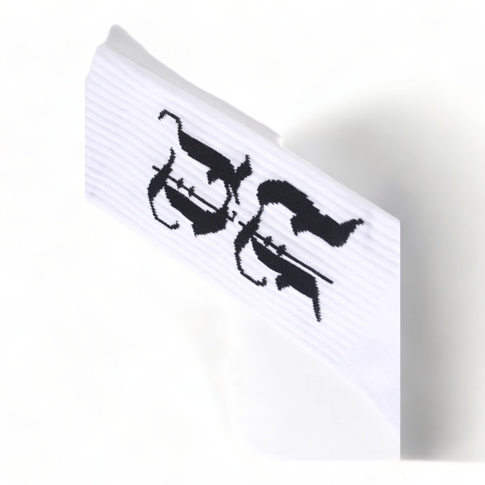 Unknown White Un Logo Socks