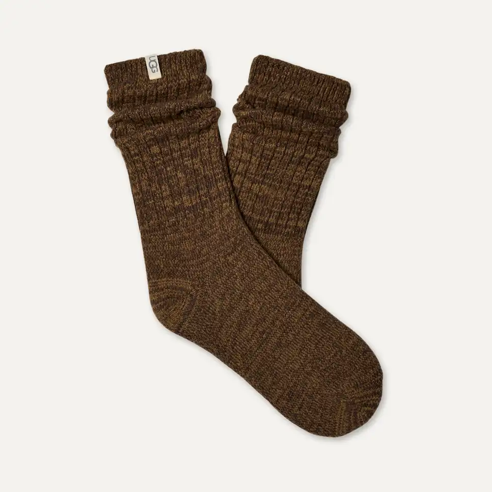 Ugg Women's Rib Knit Slouchy Crew 3 Pack Sock