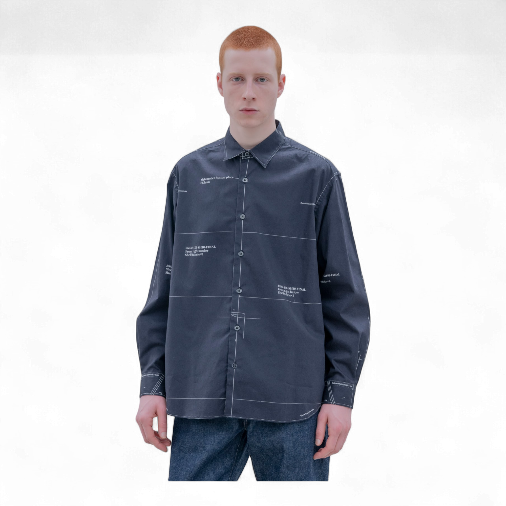 Uniform Experiment X Fragment Map-out Shirt