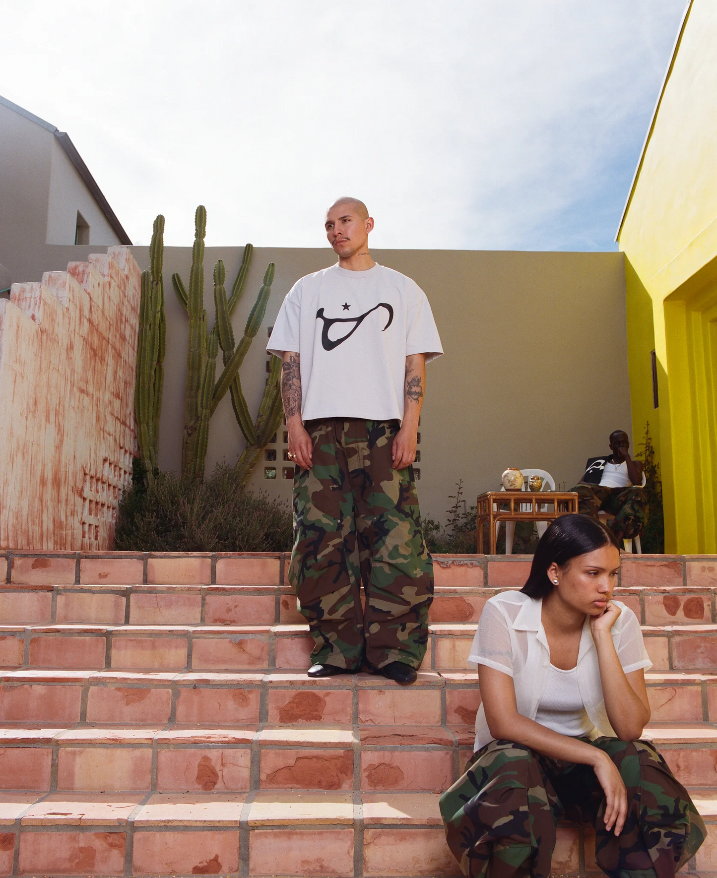 ART COMMUNITY CAMO PARACHUTE USA TWILL PANT