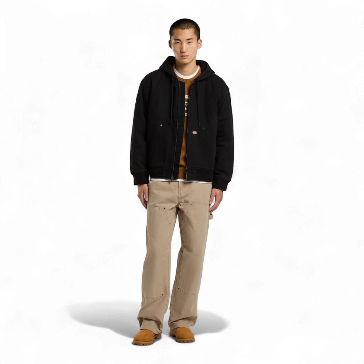 DICKIES DOUBLE KNEE CANVAS CARPENTER TROUSERS