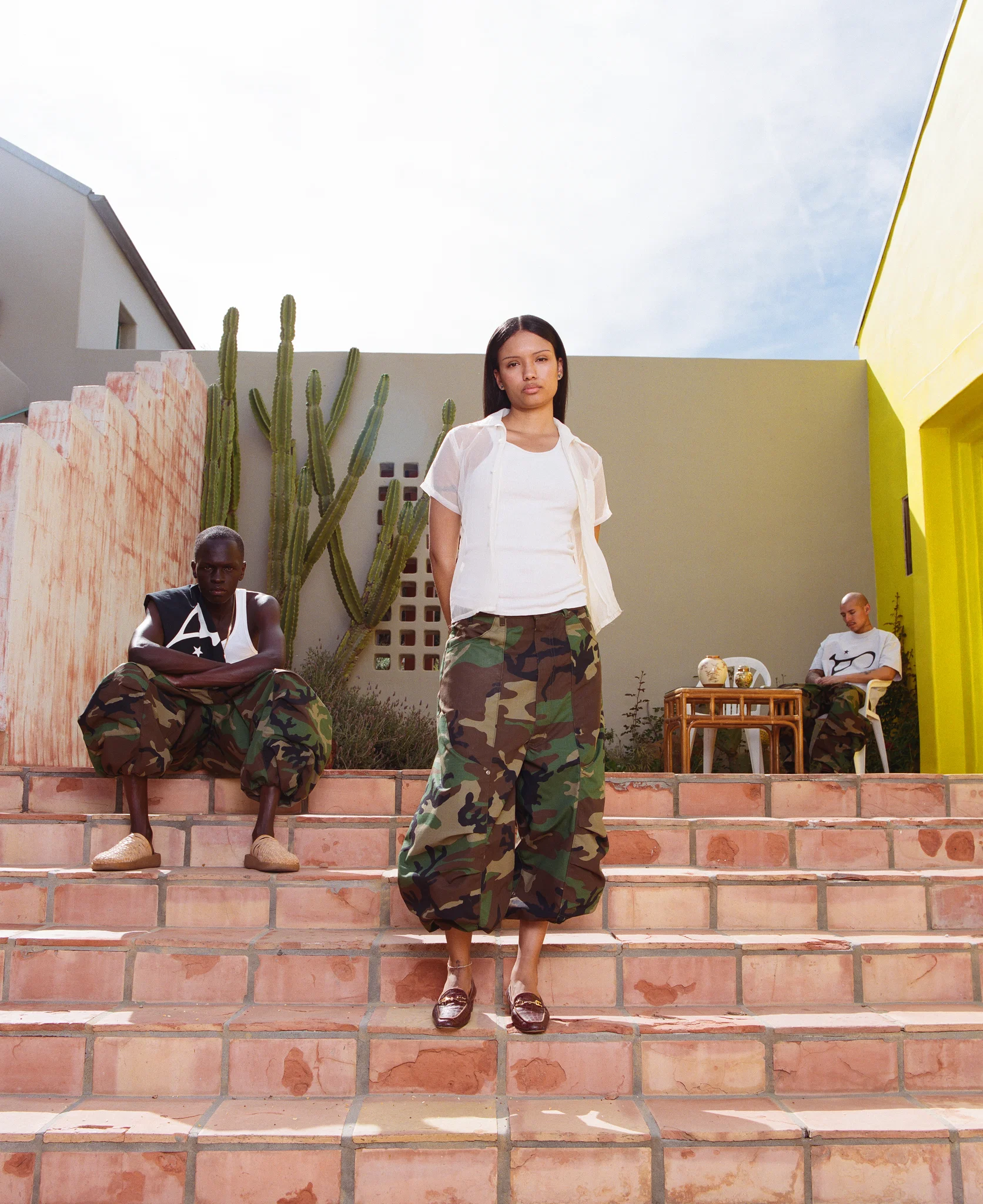Art Community Camo Parachute Usa Twill Pant
