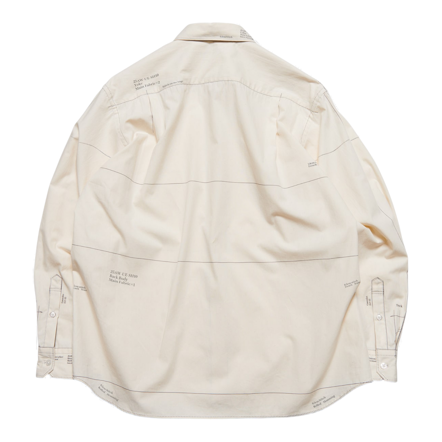 UNIFORM EXPERIMENT X FRAGMENT MAP-OUT SHIRT