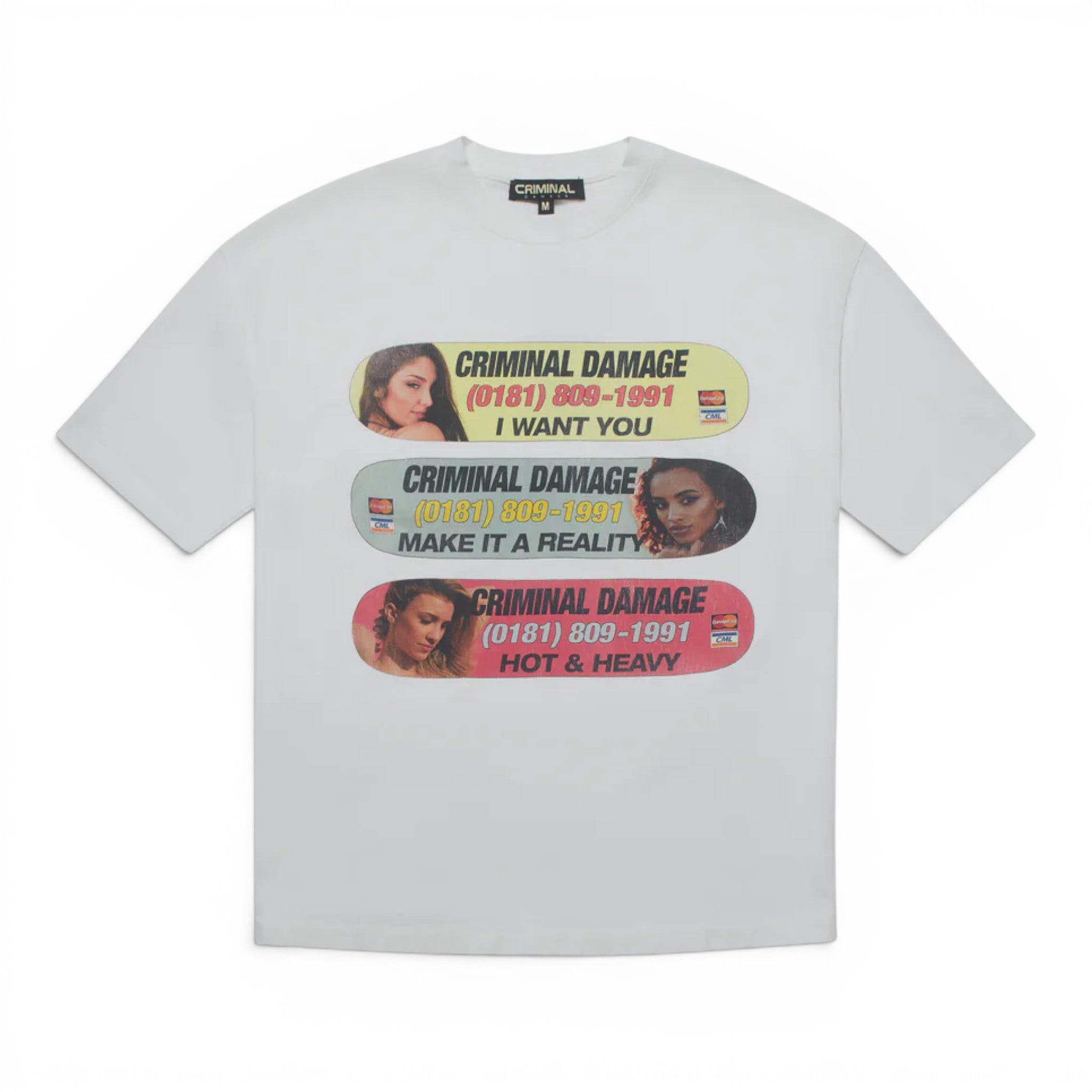 Criminal Damage Hotline Reality T-Shirt