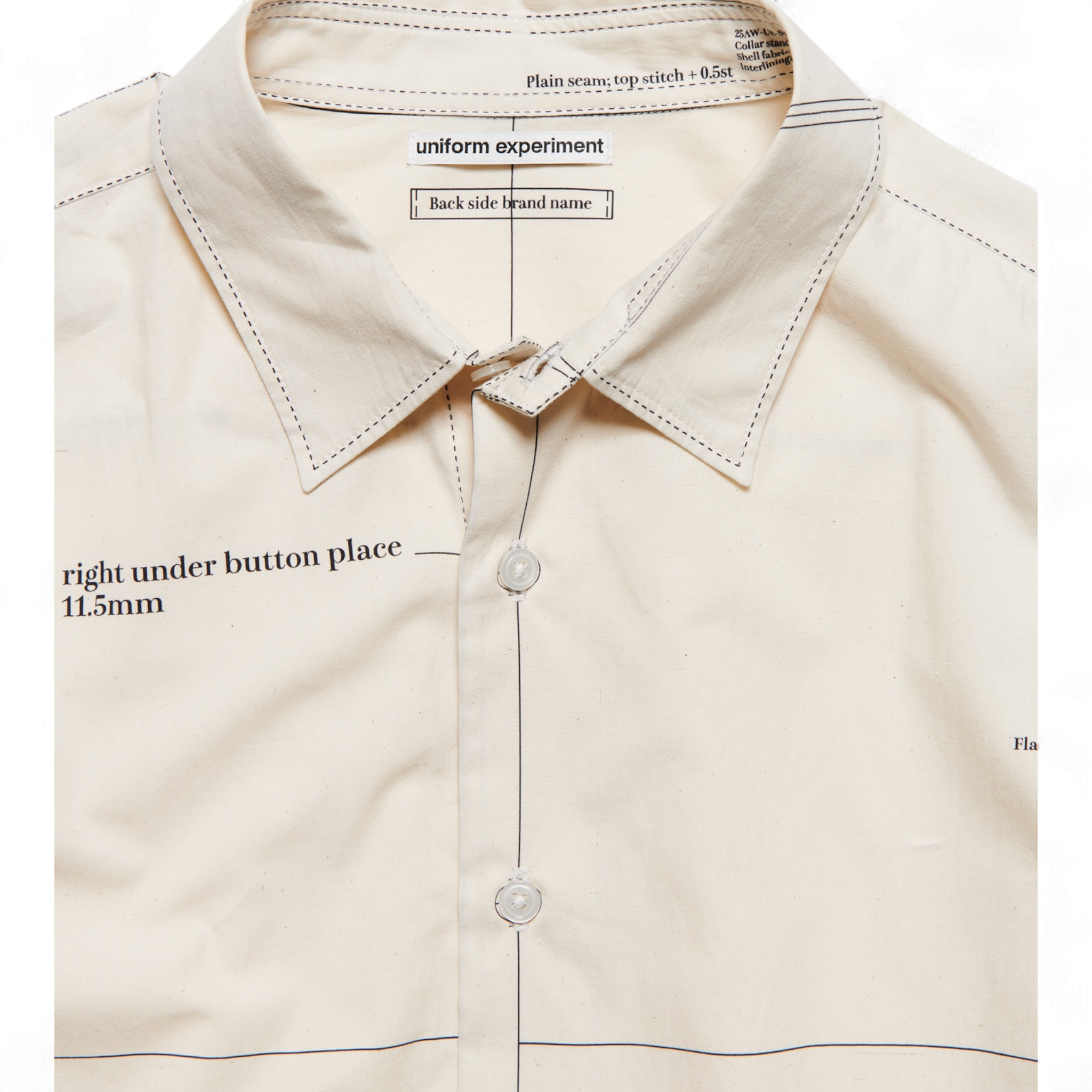 Uniform Experiment X Fragment Map-out Shirt