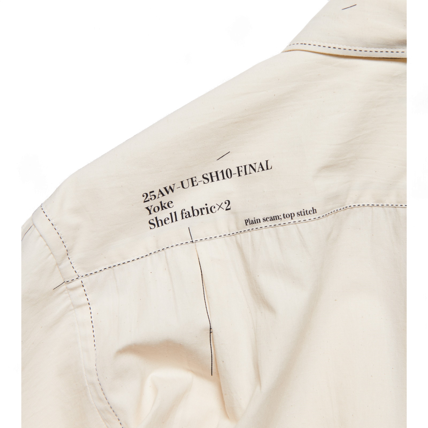 UNIFORM EXPERIMENT X FRAGMENT MAP-OUT SHIRT