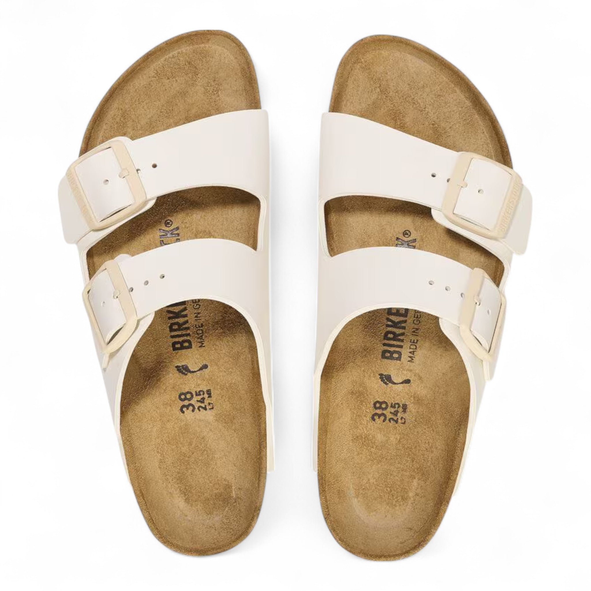 Birkenstock Arizona Birko-flor Eggshell