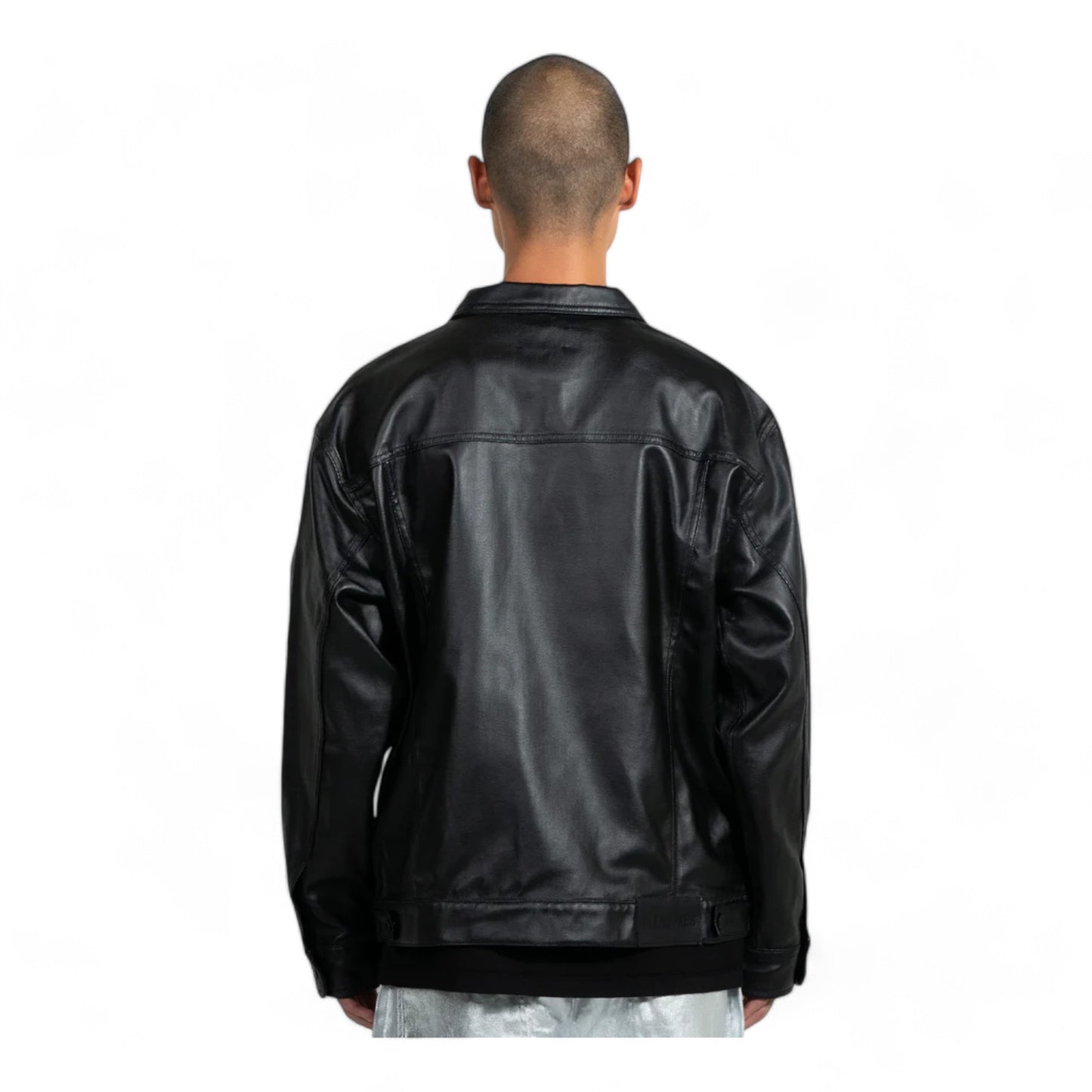 PLEASURES LATEX TRUCKER JACKET