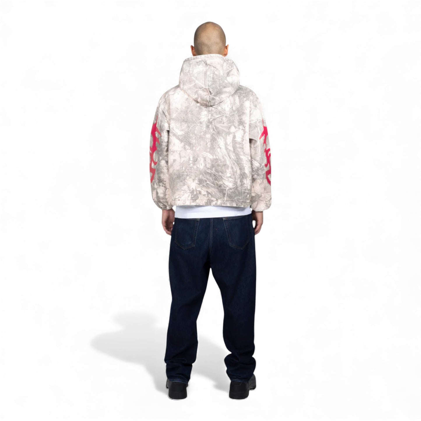 PLEASURES HUNT CANVAS PONCHO HOODIE