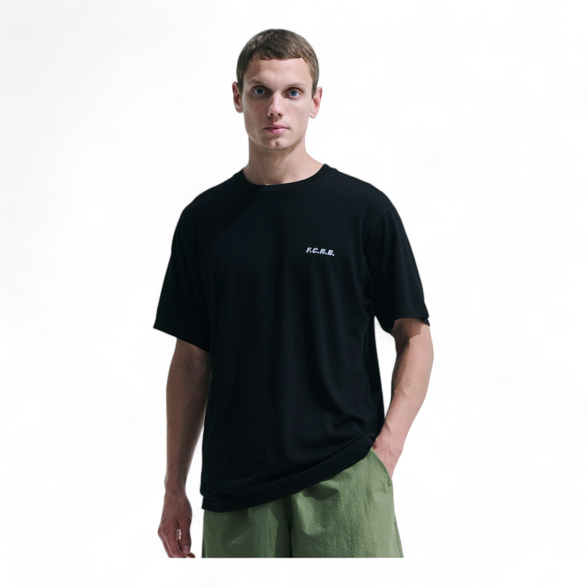 F.c Real Bristol Wool Blend Authentic S/s Tee
