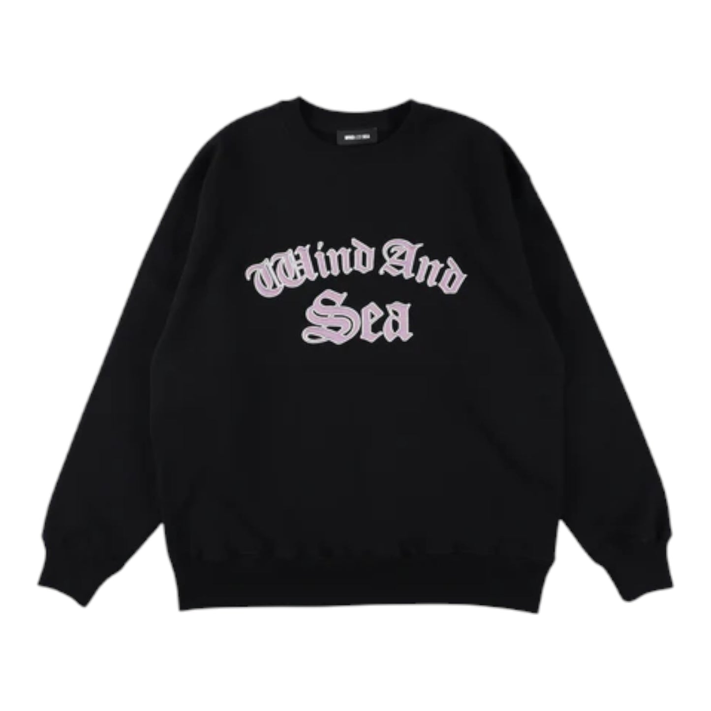 WIND AND SEA SATIN PATCH CREWNECK SWEATSHIRT