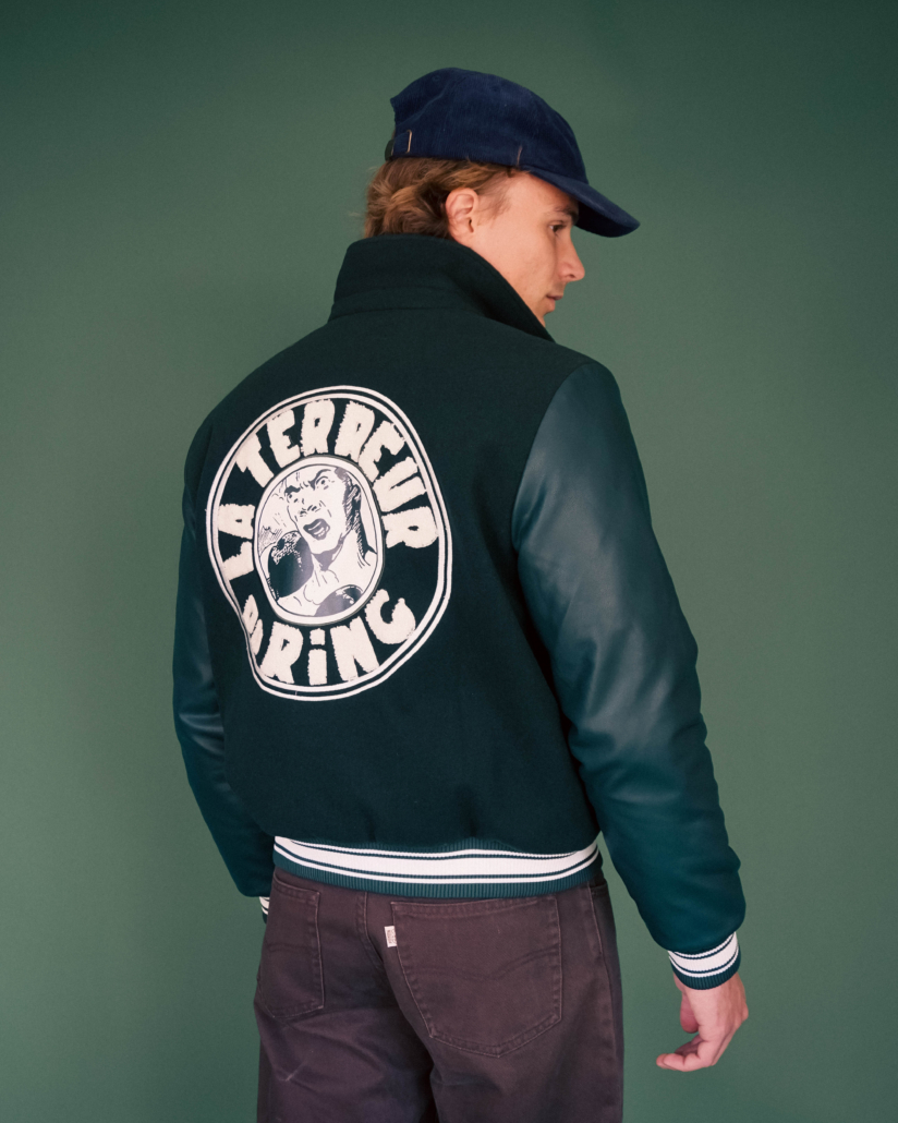 THE LOOSE COMPANY LA TERREUR DU RING VARSITY JACKET