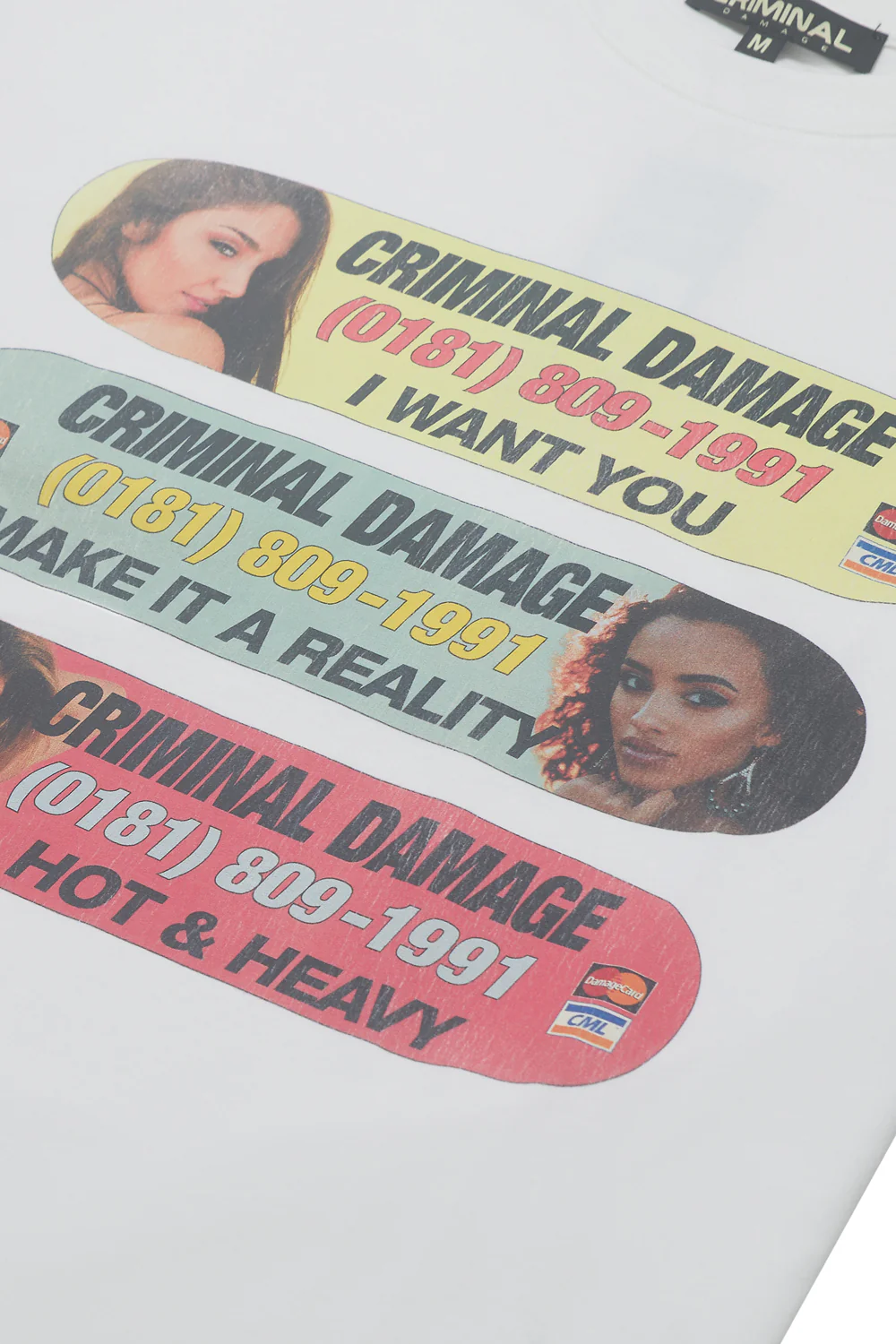 Criminal Damage Hotline Reality T-Shirt