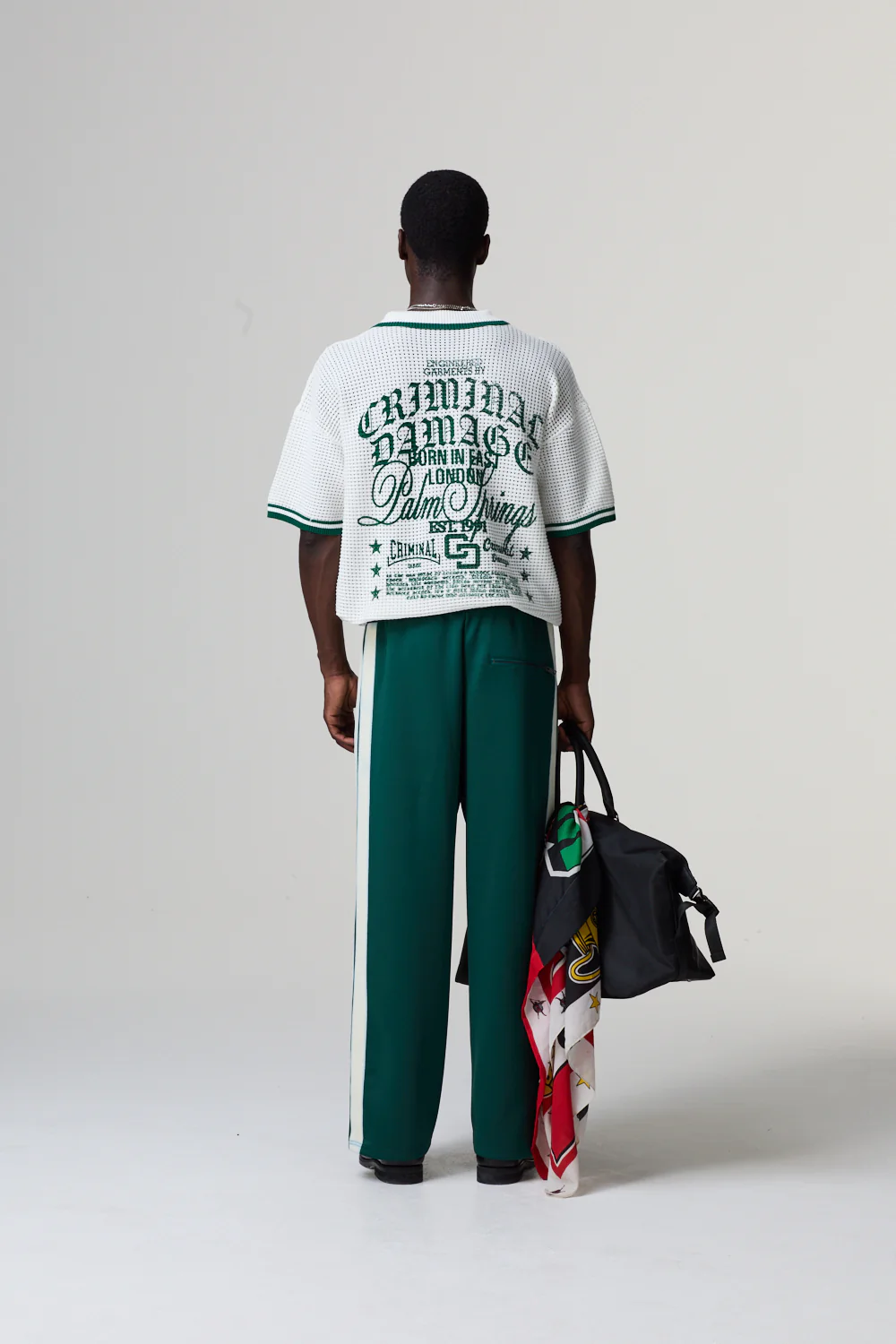 Criminal Damage Logo Mania Knitted Shirt