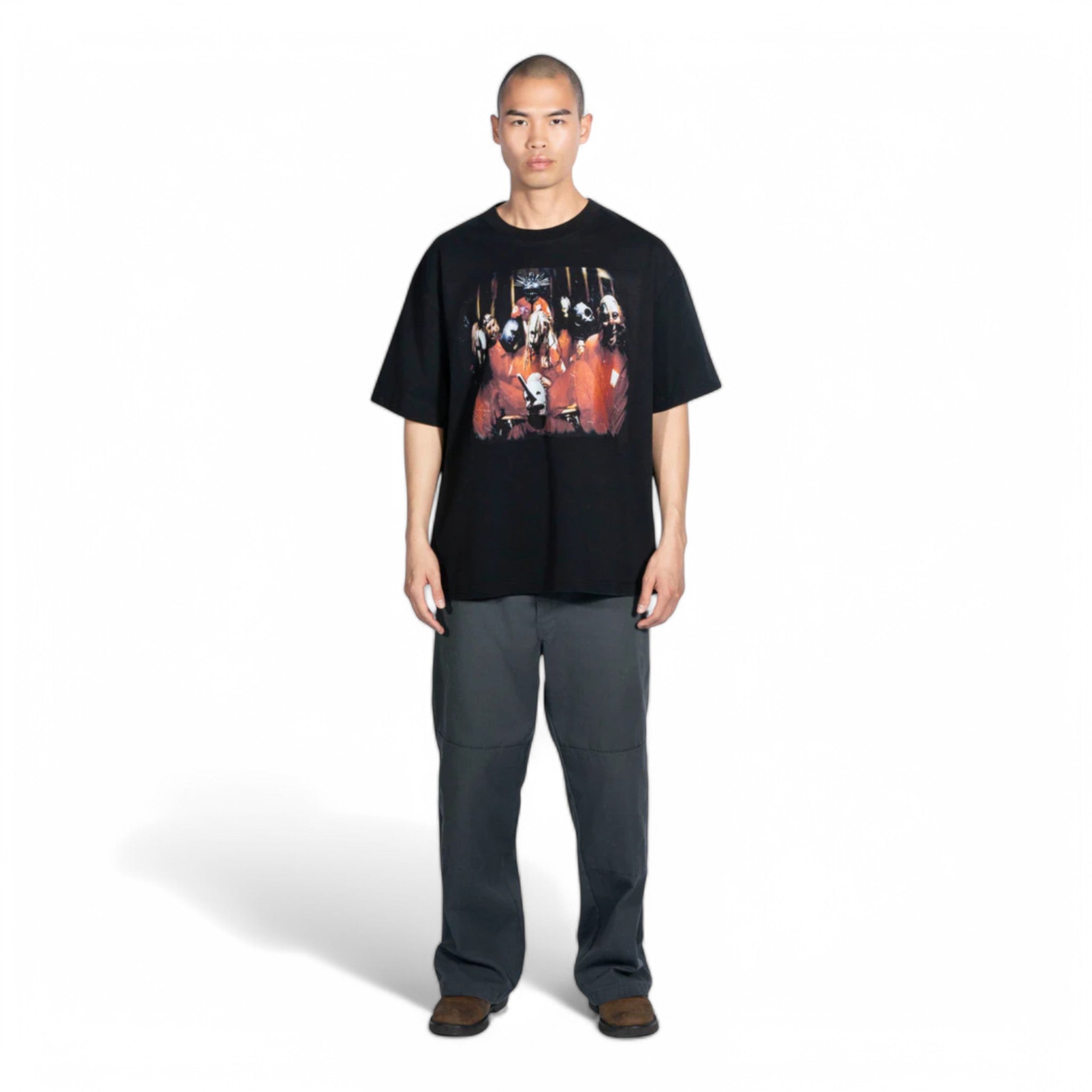 Pleasures X Slipknot Self Titled Heavyweight Shirt