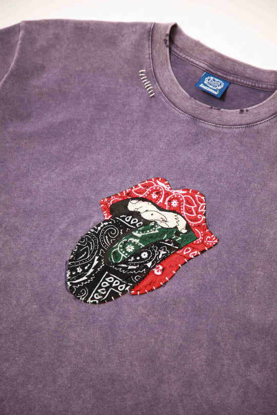 Sabotage Punk Stitched Portraits Senots Punk Stitch Tee