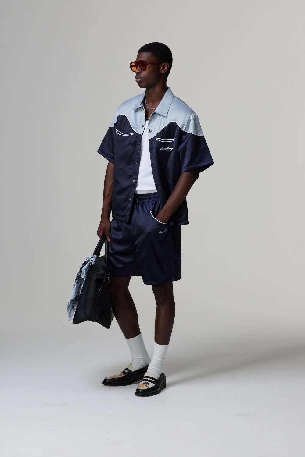 Criminal Damage Western Satin Shirt