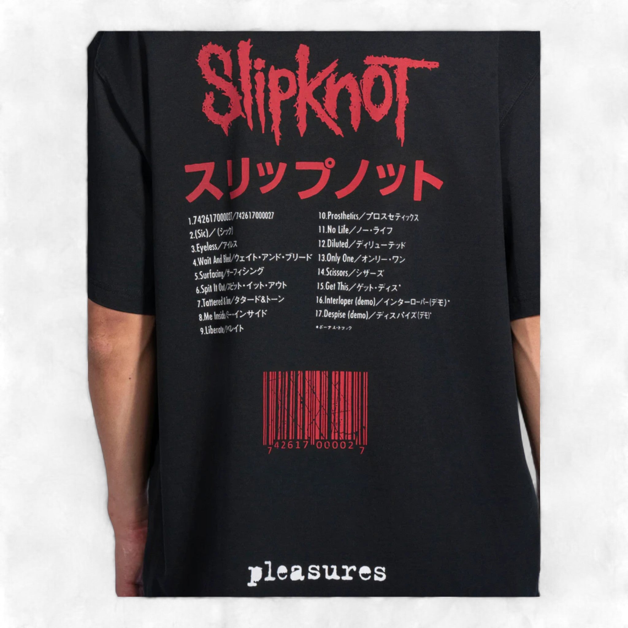 Pleasures X Slipknot Self Titled Heavyweight Shirt