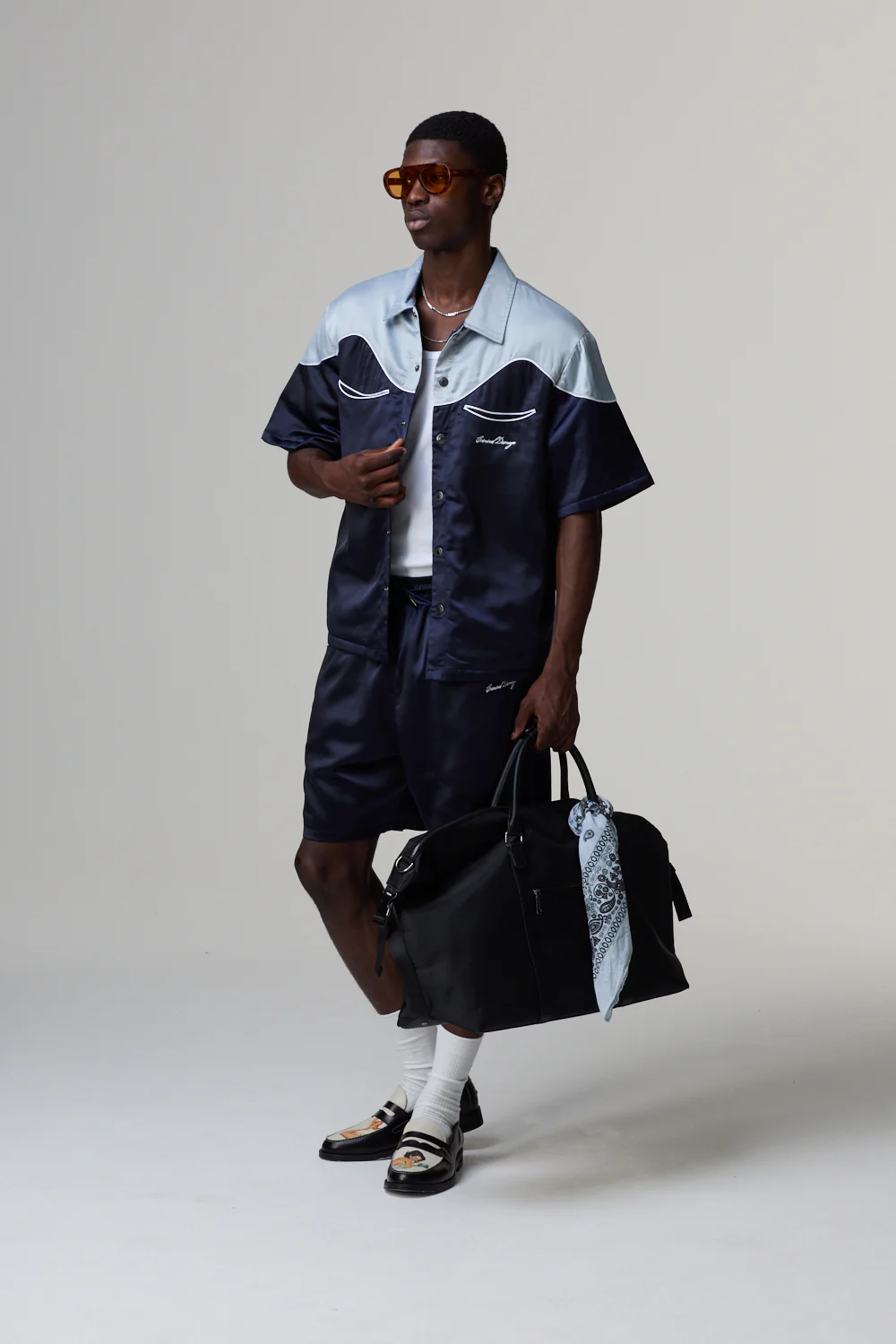 Criminal Damage Western Satin Shirt