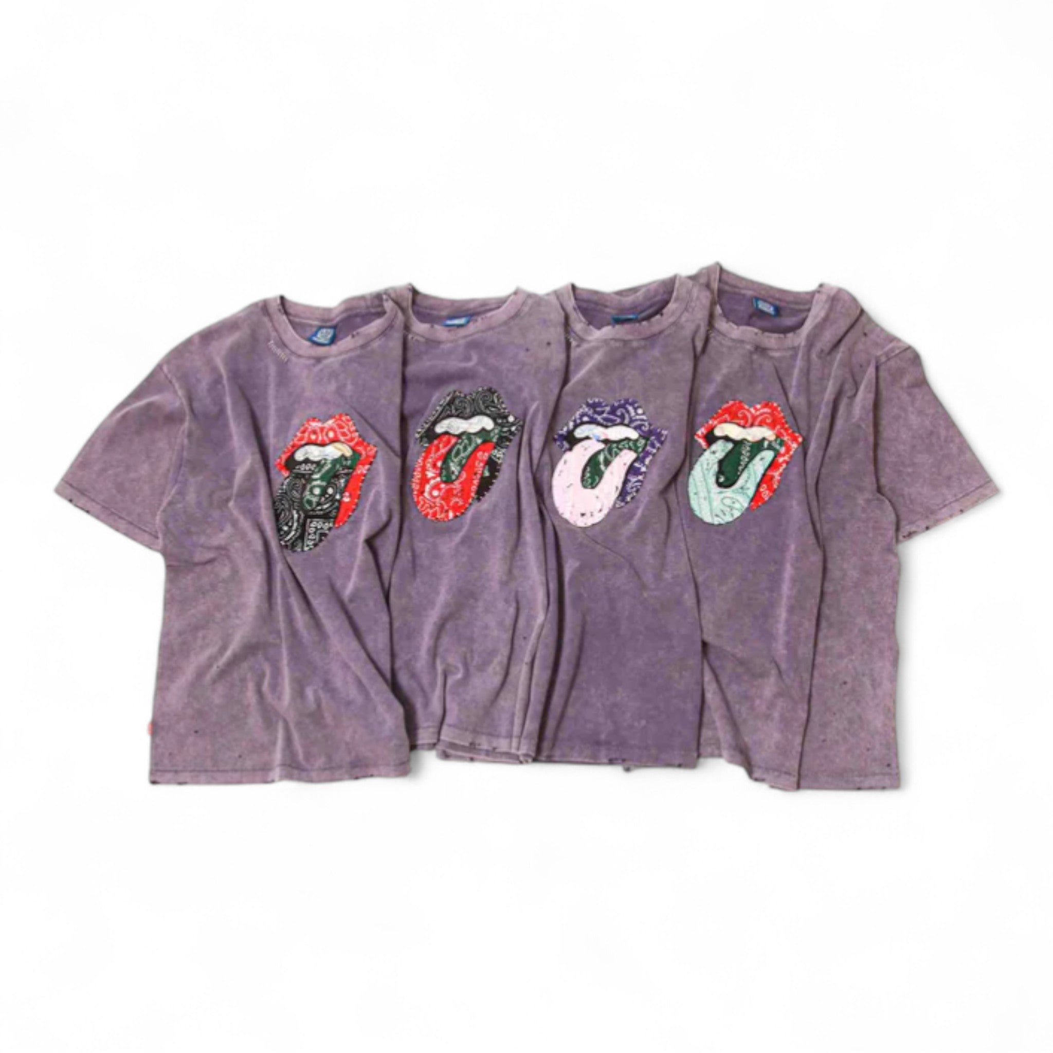 Sabotage Punk Stitched Portraits Senots Punk Stitch Tee