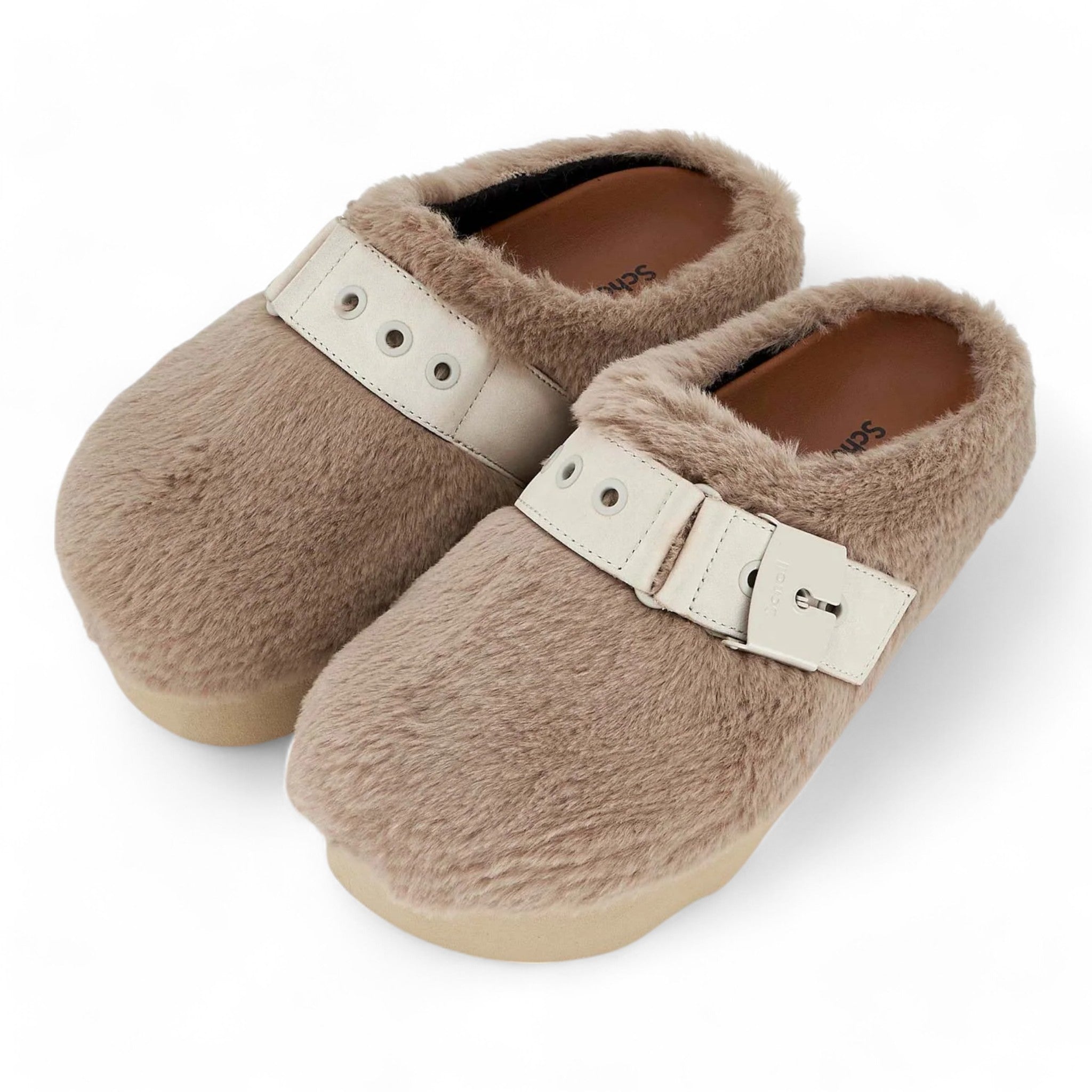 Scholl Clogs Taupe Greta