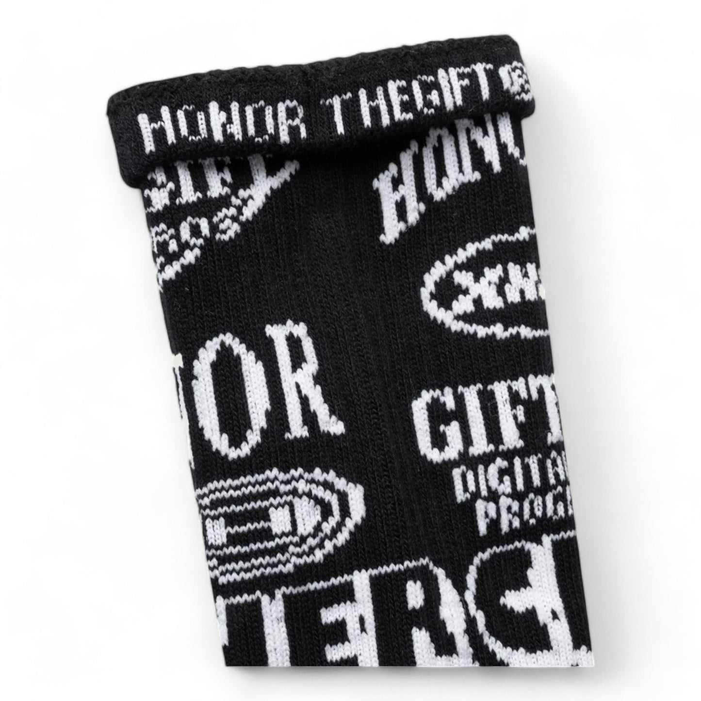 HONOR THE GIFT GRAPHIC RIBBED SOCK