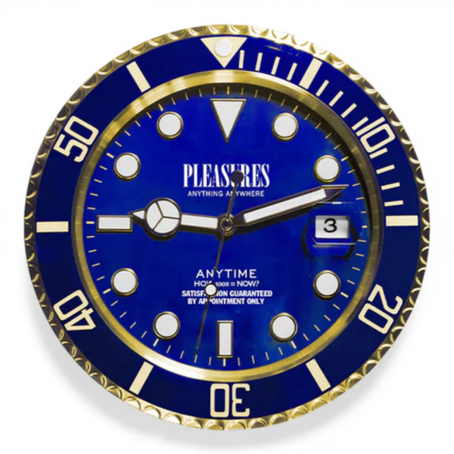 PLEASURES ANYTIME CLOCK