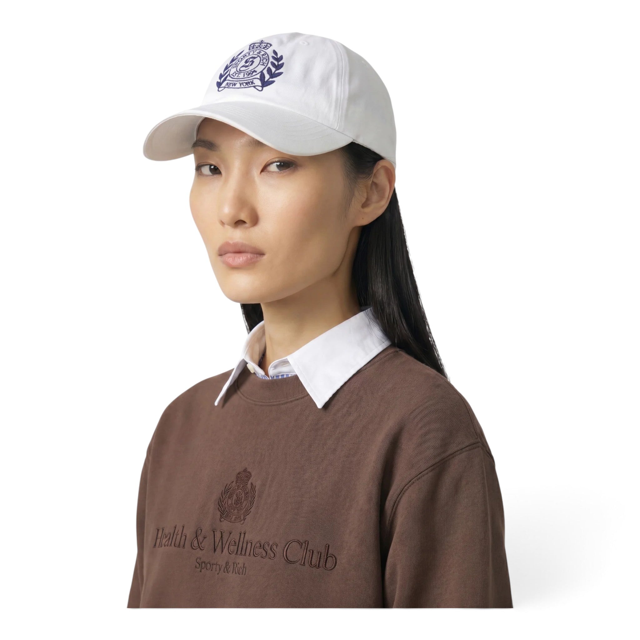 Sporty & Rich NY Crest Hat