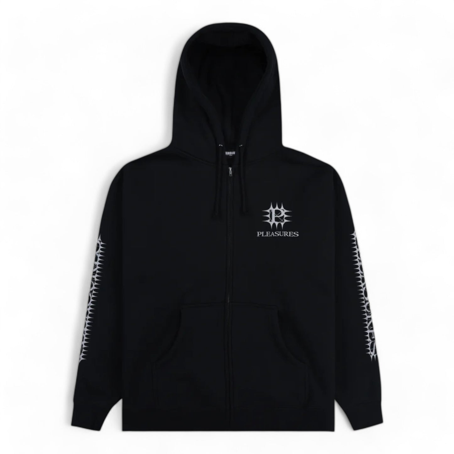 PLEASURES SPIKE ZIP HOODIE