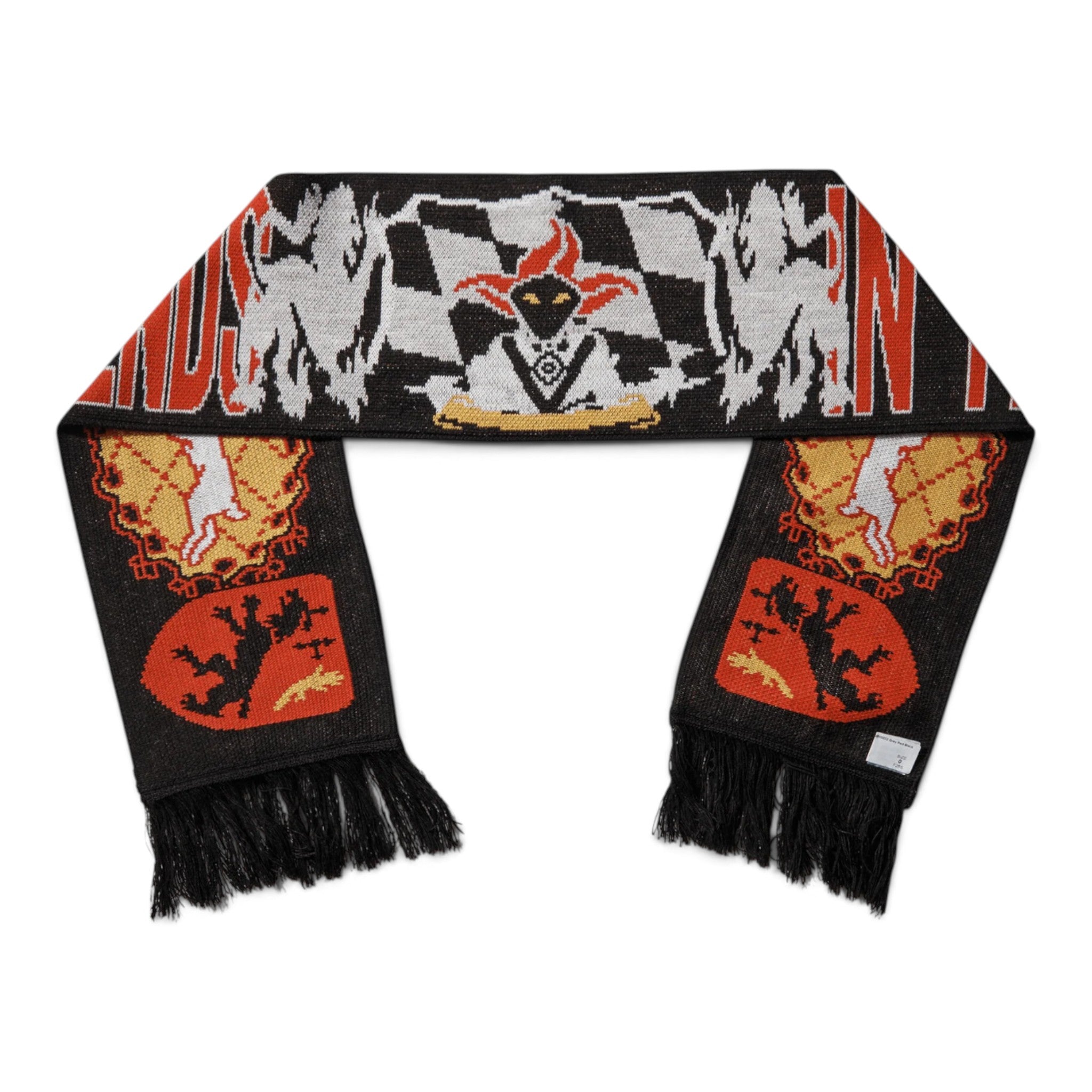 Umbro It All Ends In Tears Scarf Grey / Red / Black