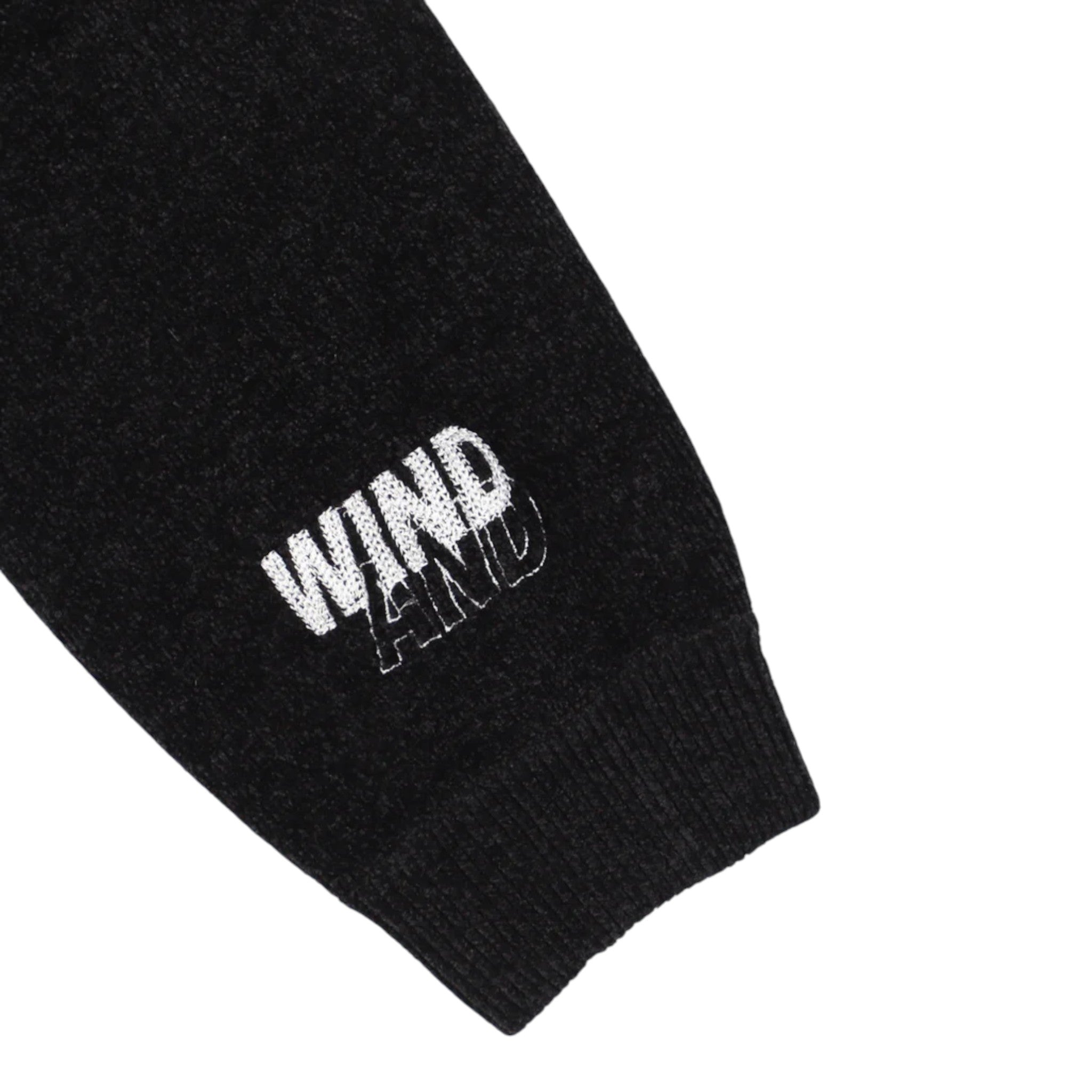 Wind And Sea Mole Knit Zip Up Hooded Sweatshirt
