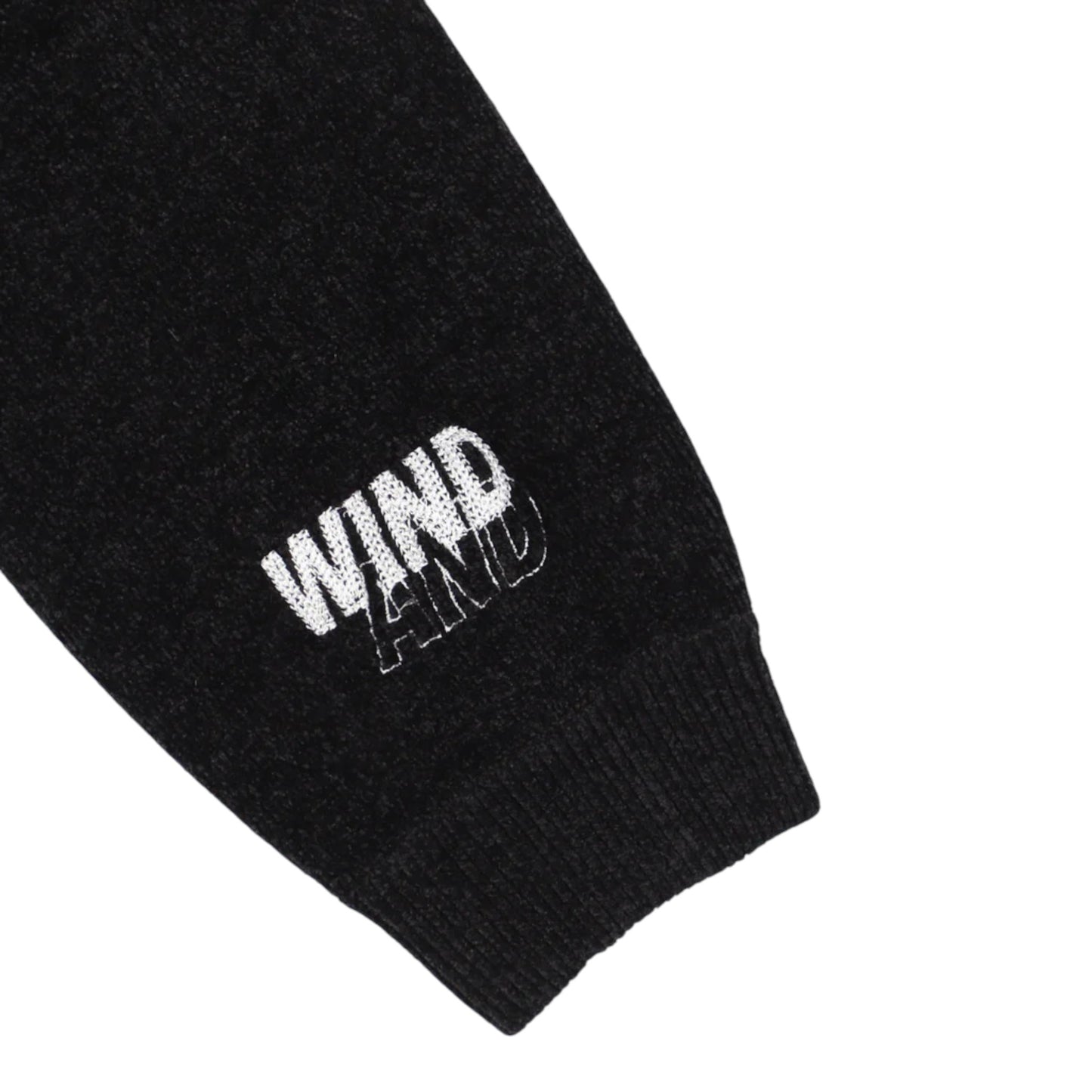 WIND AND SEA MOLE KNIT ZIP UP HOODED SWEATSHIRT