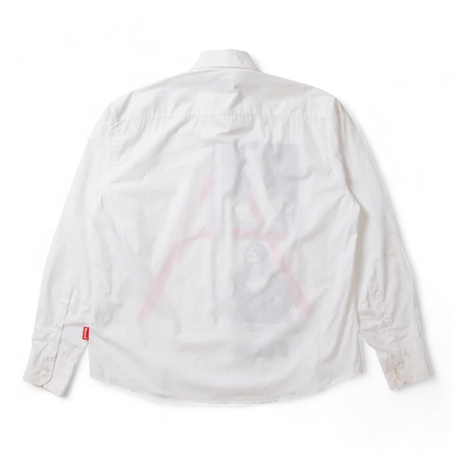 FUCT SPRAY PAINTED "A" BUTTON UP