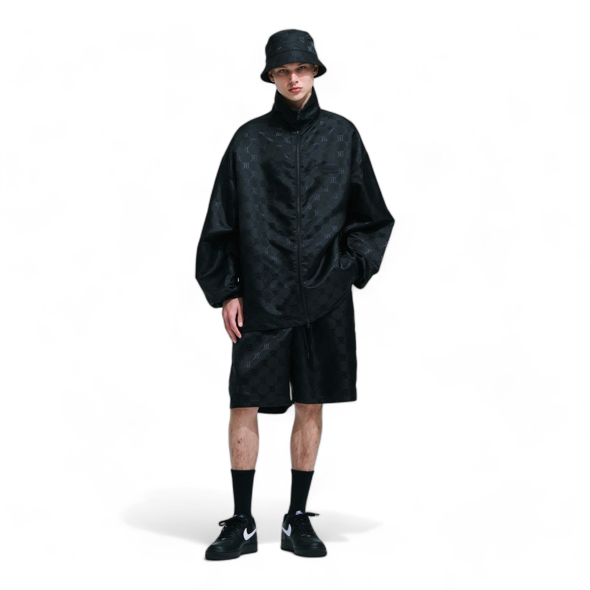 F.c Real Bristol Monogram Jacquard Nylon Shorts
