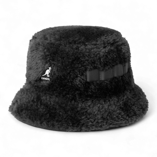 KANGOL FAUX SHEARLING UTILITY BUCKET