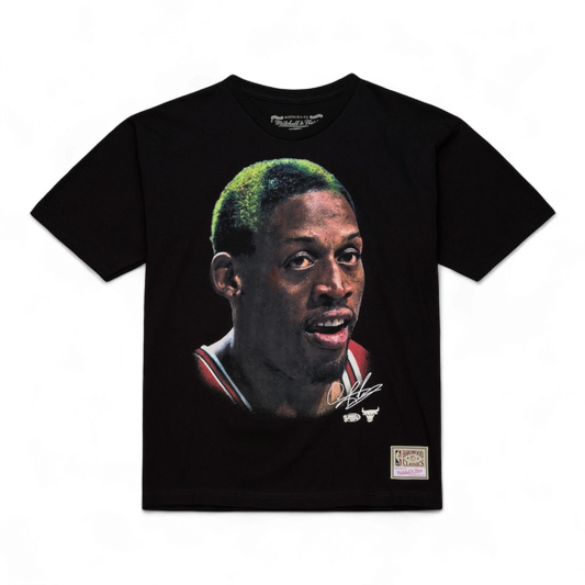 MITCHELL & NESS DENNIS RODMAN REAL BIG FACE PLAYER T-SHIRT