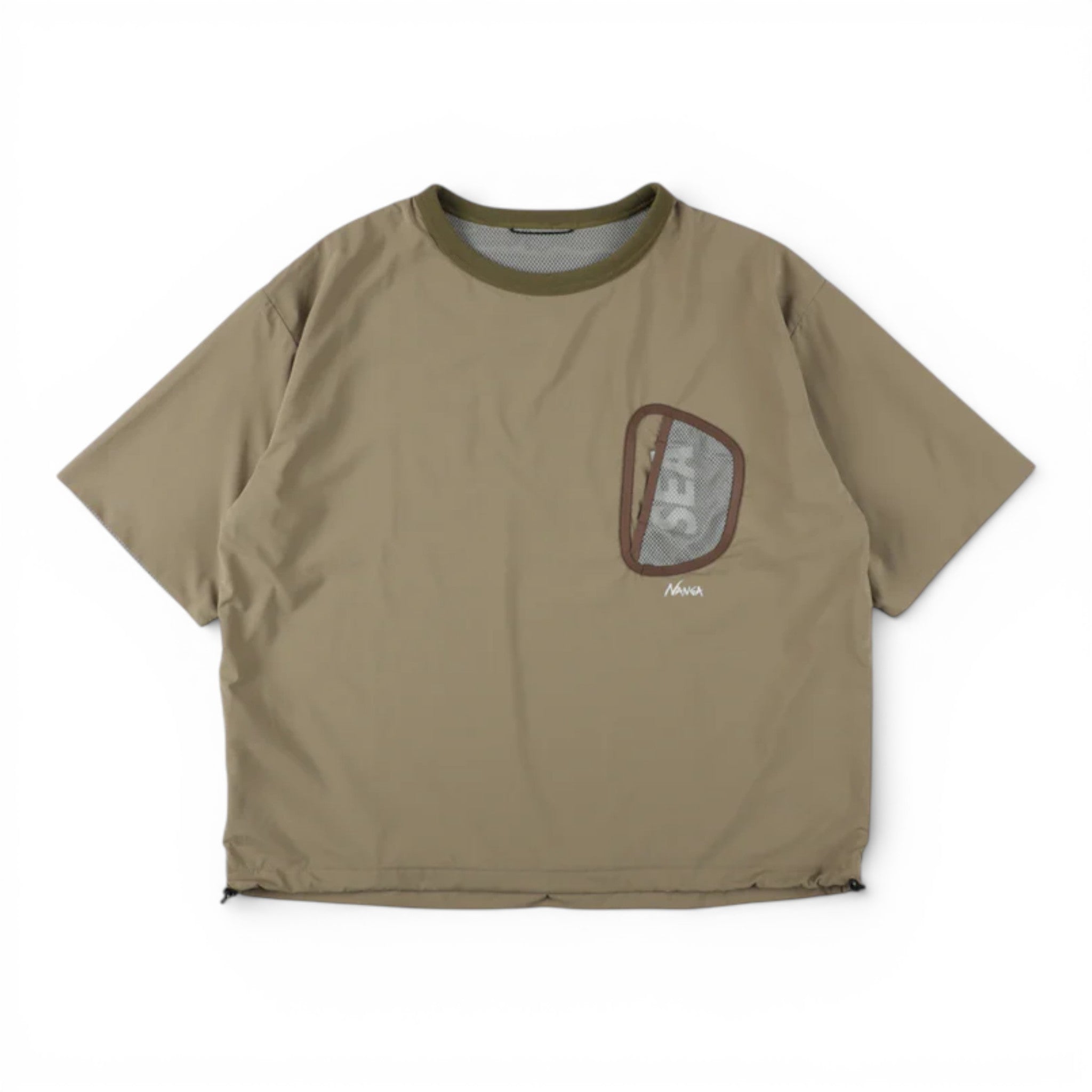 NANGA x WDS PHANTOM GRID REVERSIBLE TEE