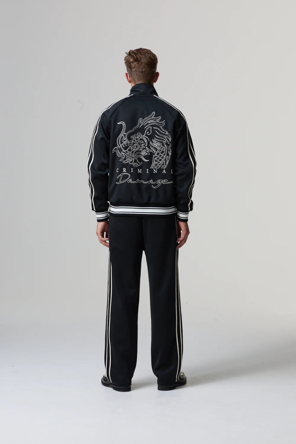 Criminal Damage Dragon Embroidered Pant