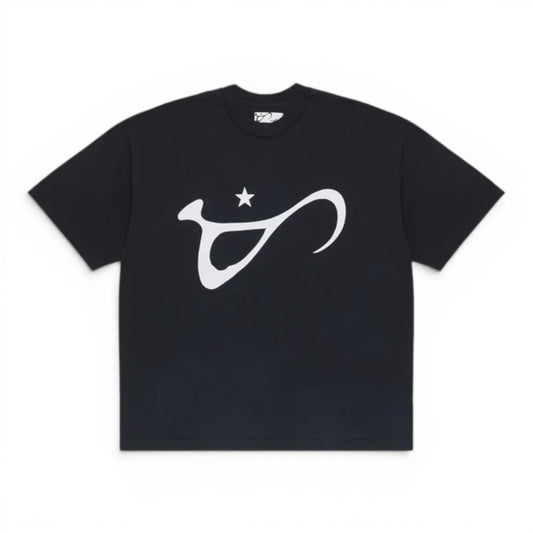 ART COMMUNITY VINTAGE BLACK SCRIPT TEE