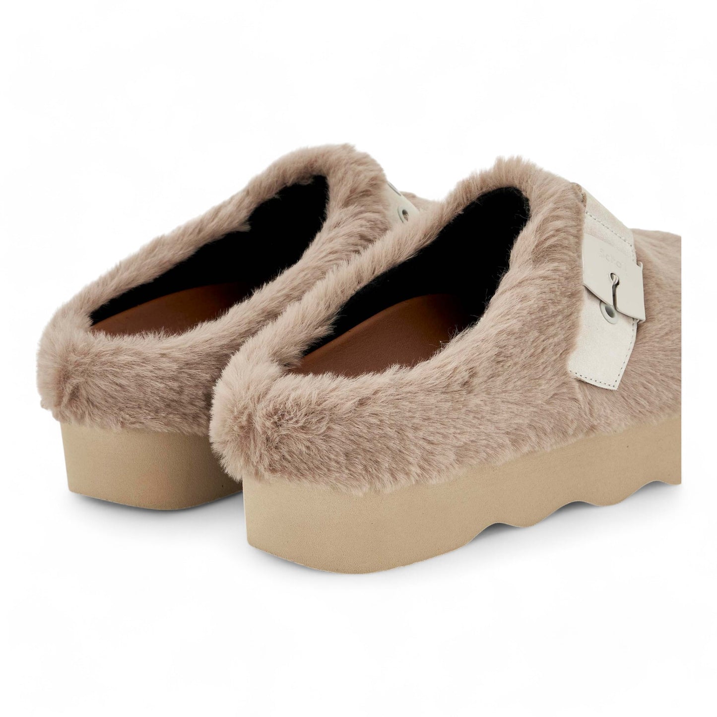 SCHOLL CLOGS TAUPE GRETA