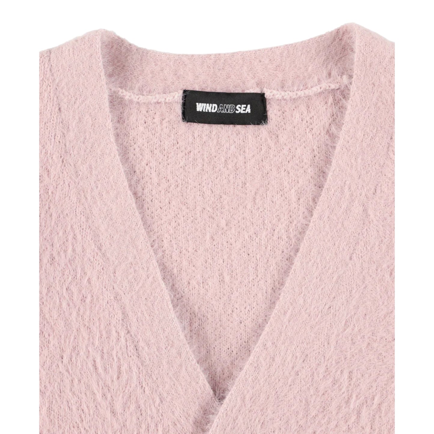 WIND AND SEA SHAGGY KNIT CARDIGAN