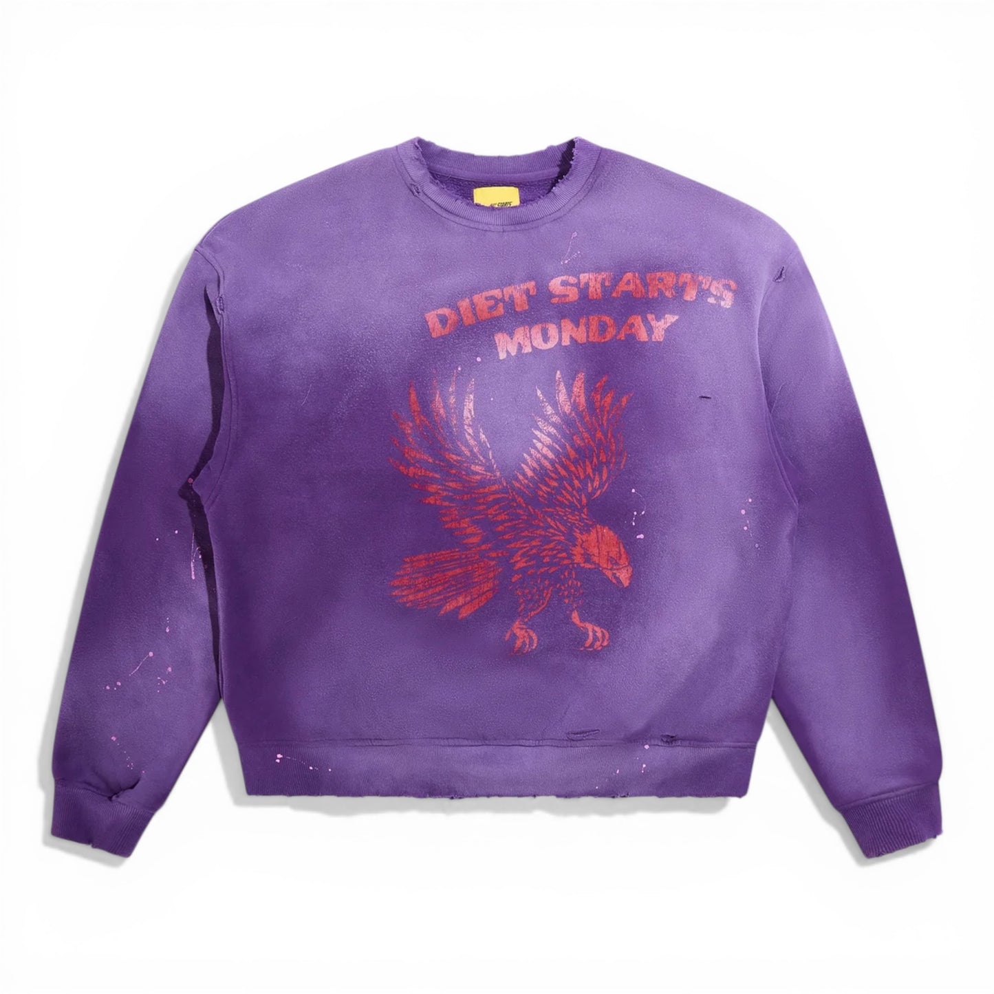 DIET STARTS MONDAY EAGLE SWEATSHIRT