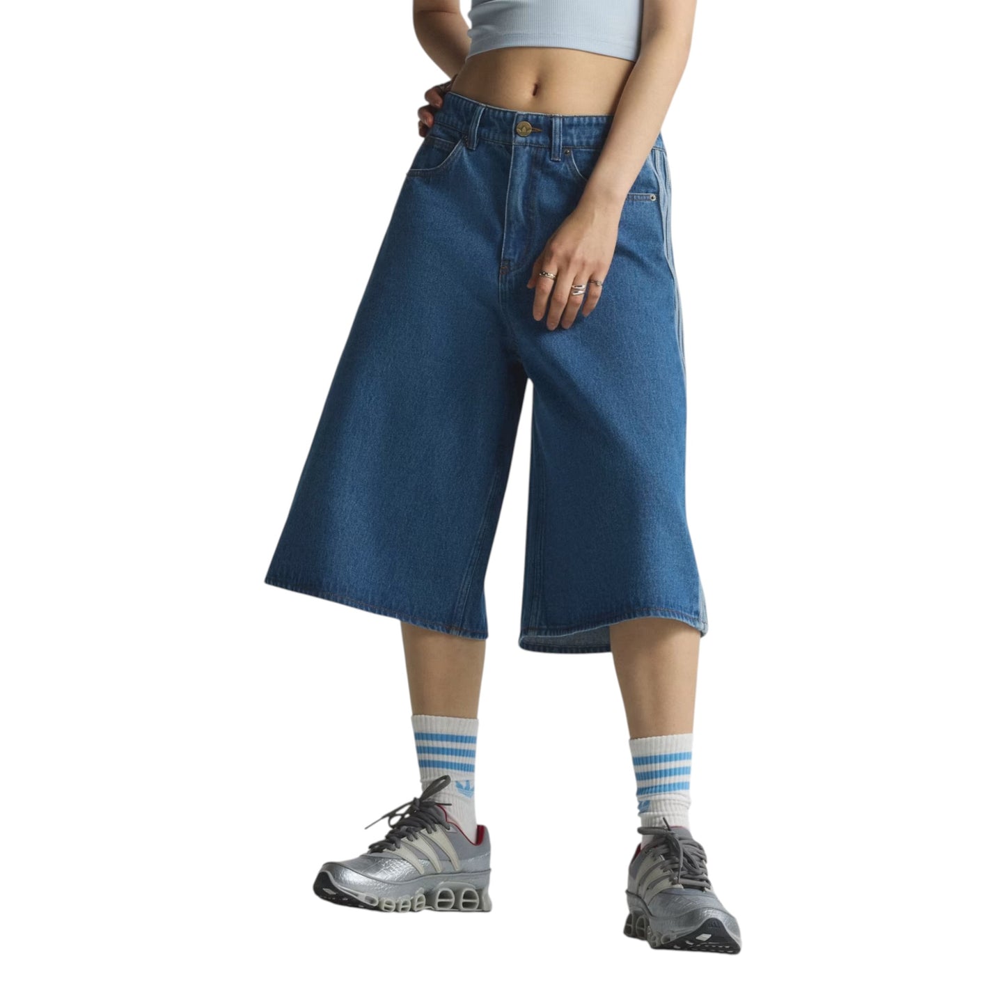 ADIDAS FIREBIRD JORTS DENIM